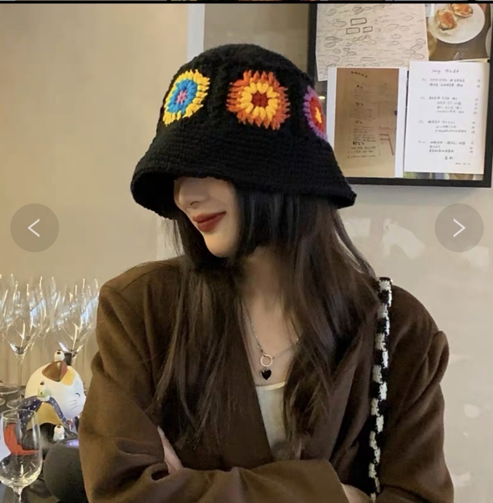 Colorful Crochet Bucket Hat